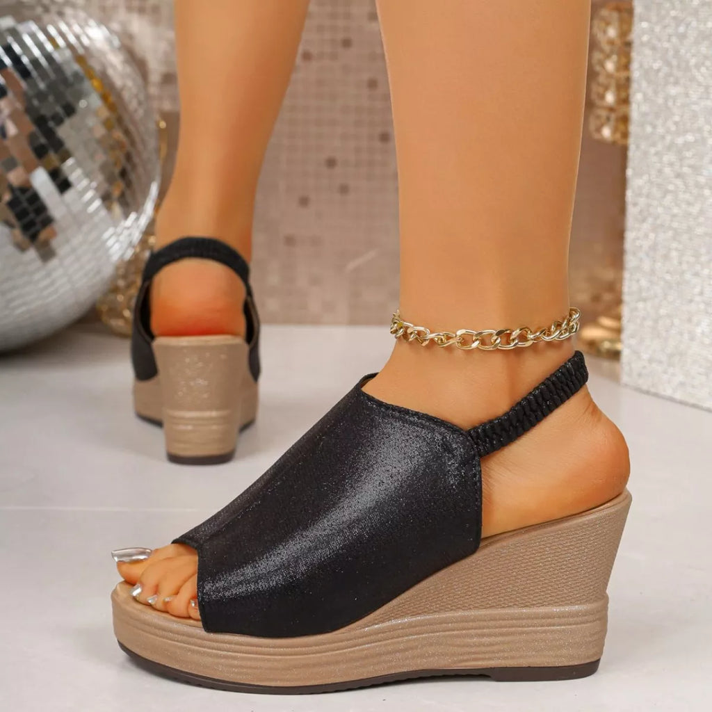Open Toe Wedge Sandals