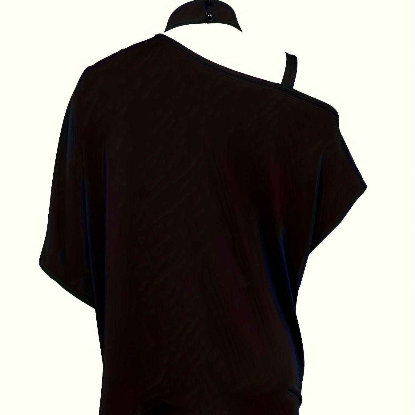 Women’s One-Shoulder Printed T-Shirt