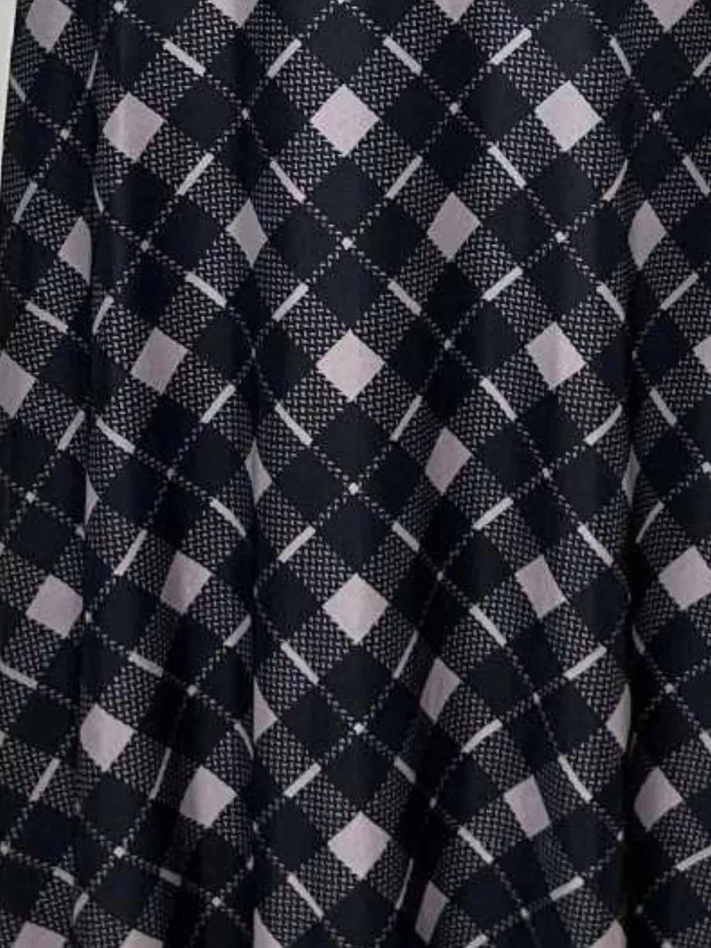 Tie Front Plaid Long Sleeve Dress