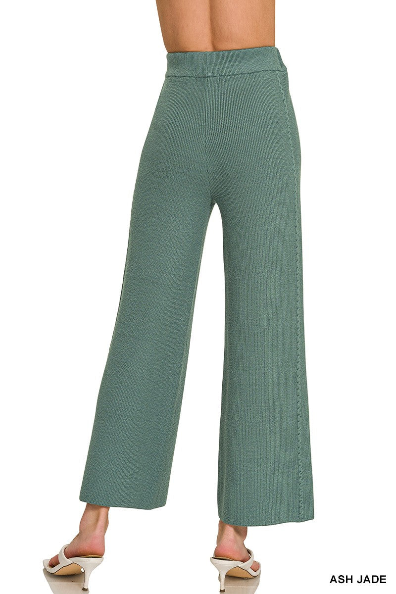 Zenana Viscose Sweater Pants