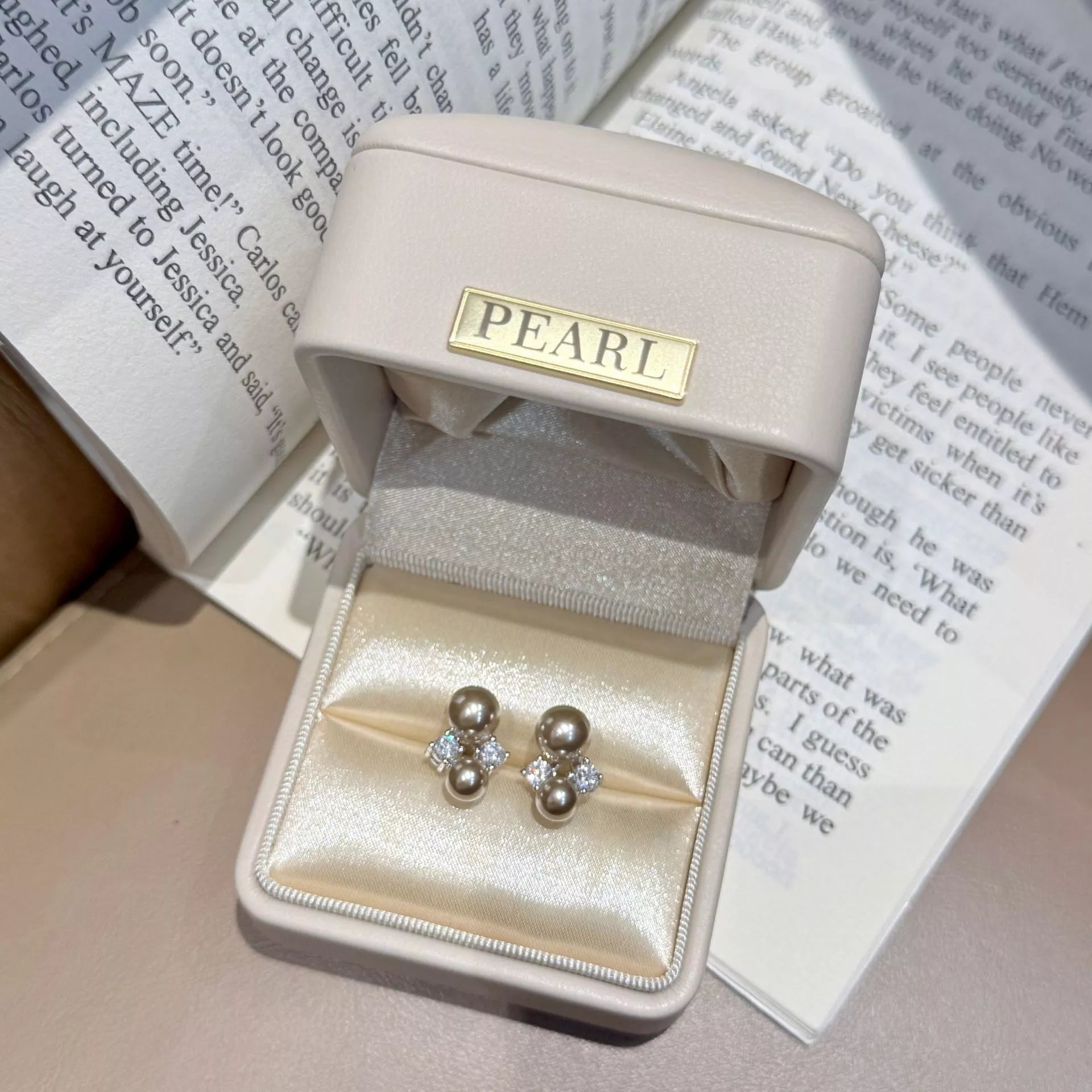 Pearl Stud Earrings