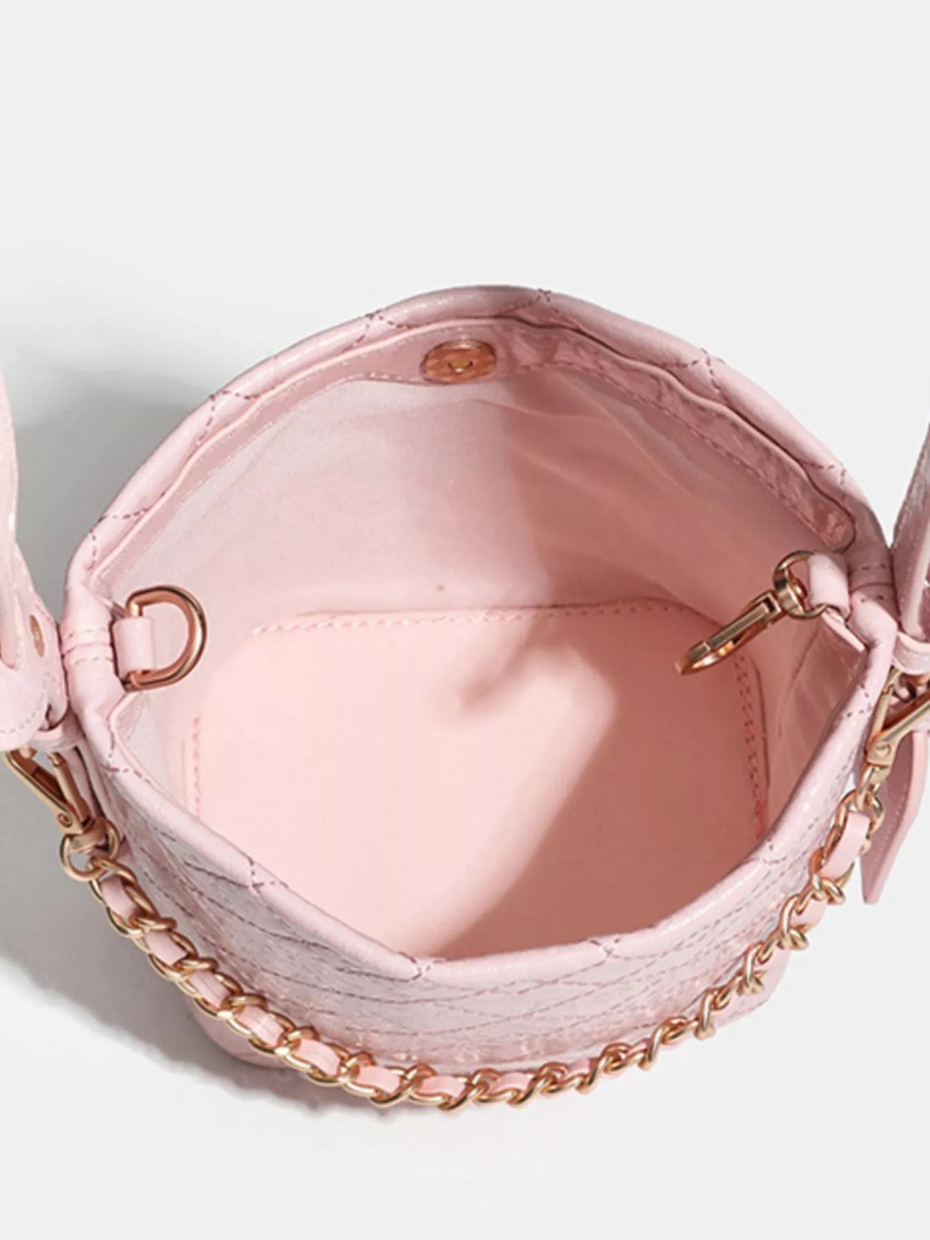 Adjustable Strap Bucket Bag