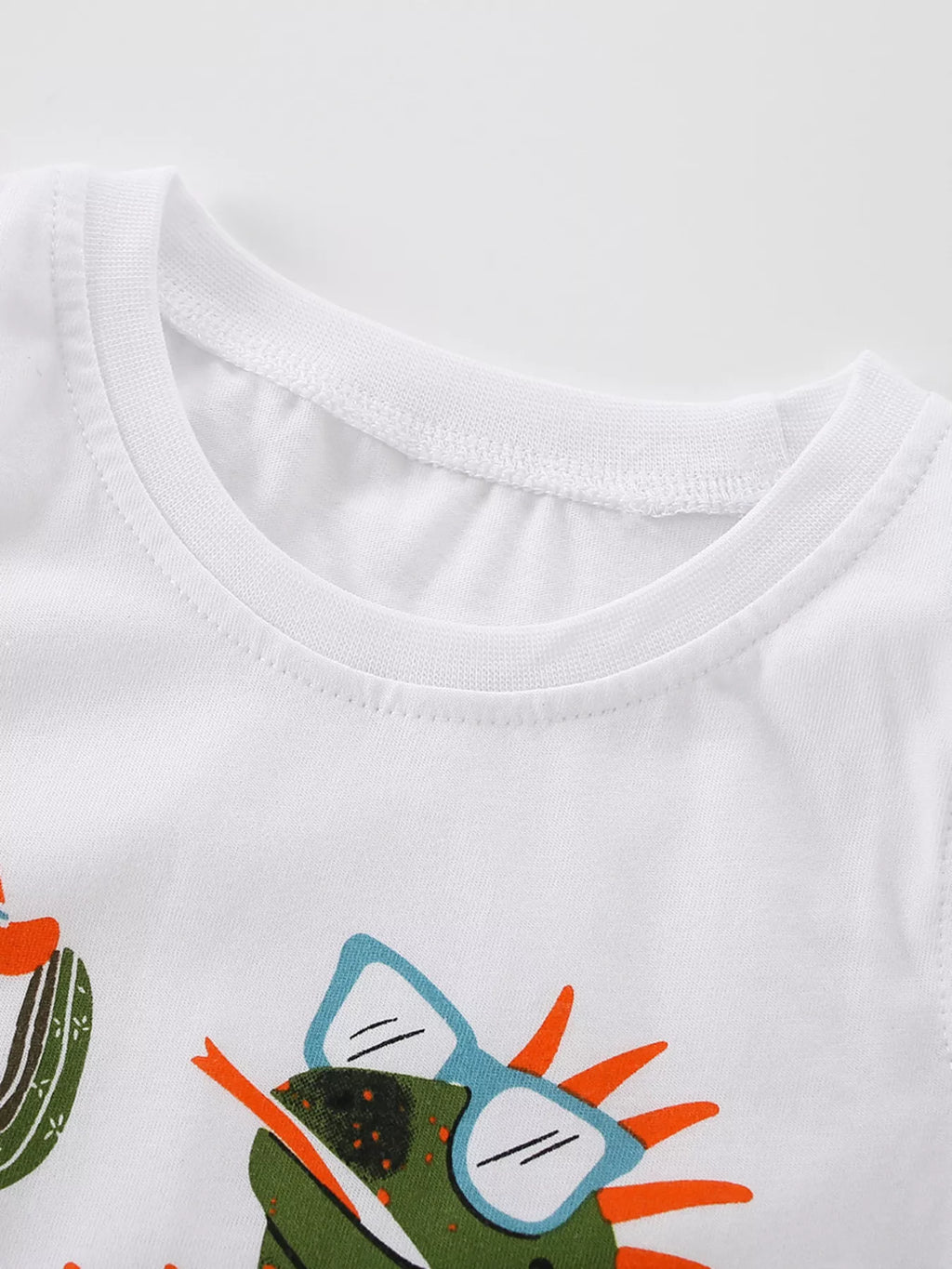 Children's Lizard Graphic Tank Top & Shorts Set