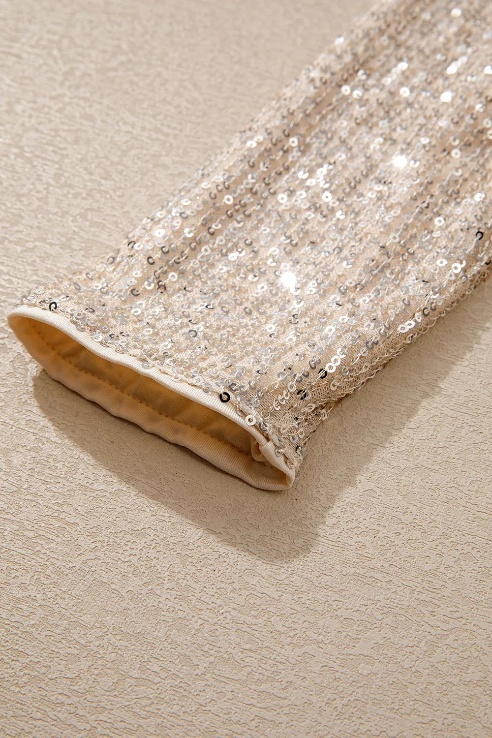 Sparkling Sequin Long Sleeve Bodysuit