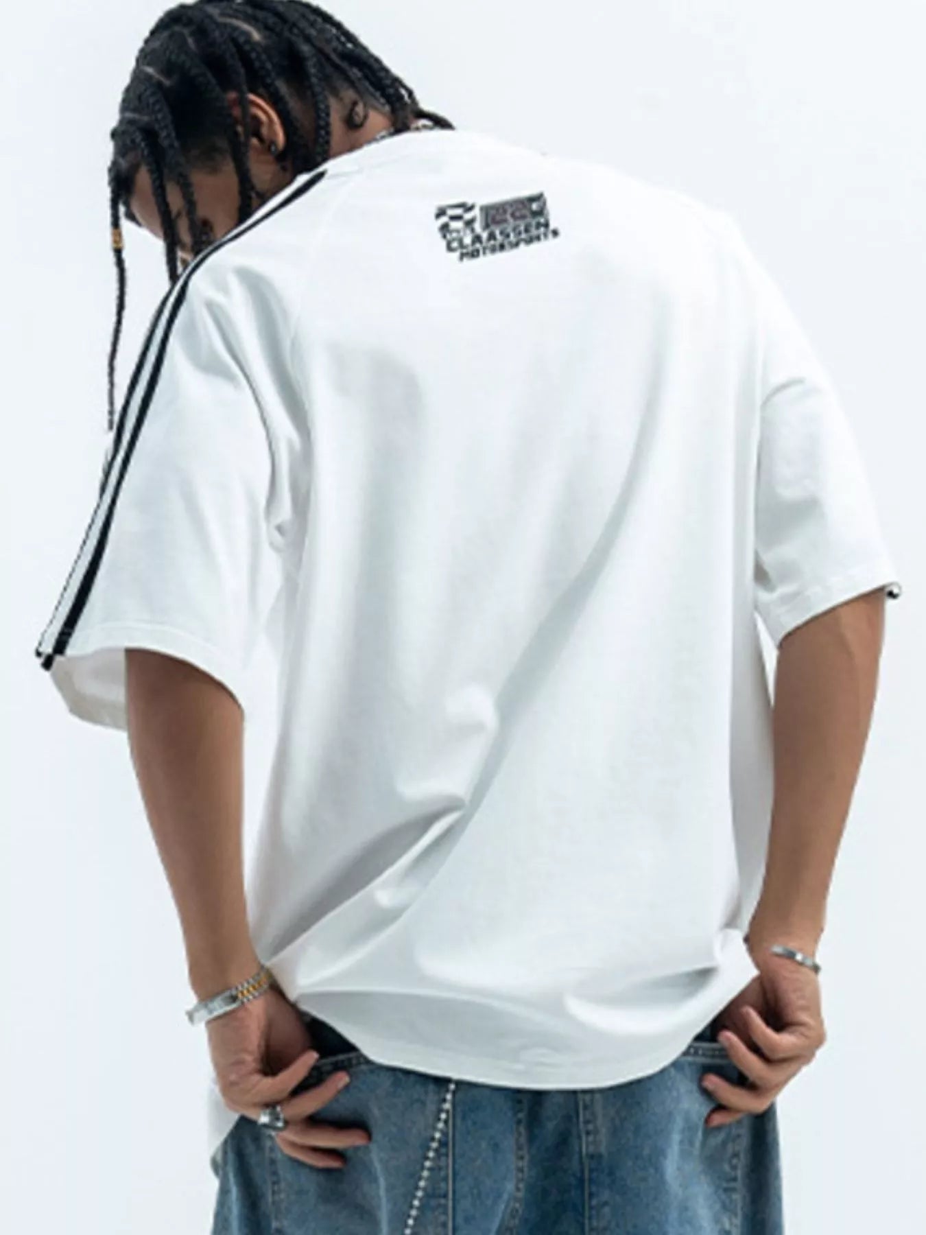 Men's Number Round Neck Short Sleeve T-Shirt