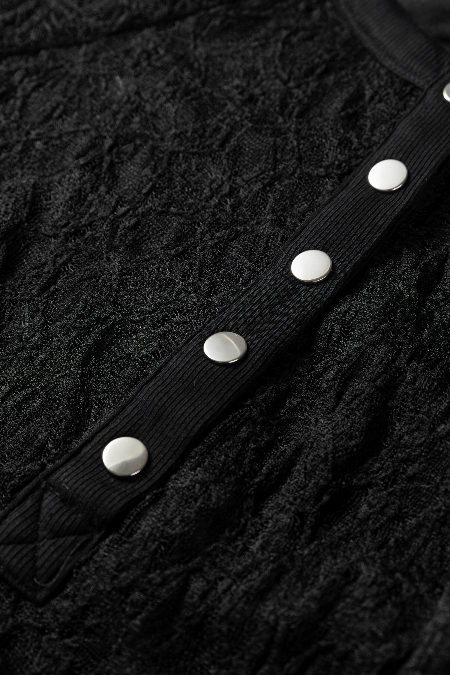 Lace Sheer Long Sleeve Henley Top