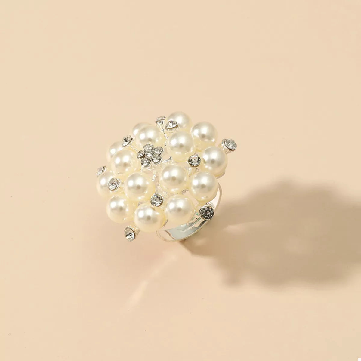 Pearl Cluster Ring