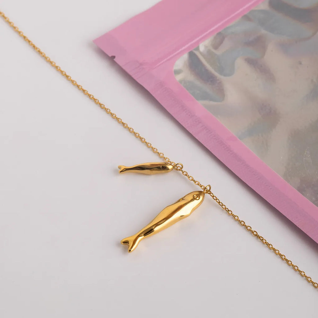 18K Gold-Plated Pendant Necklace