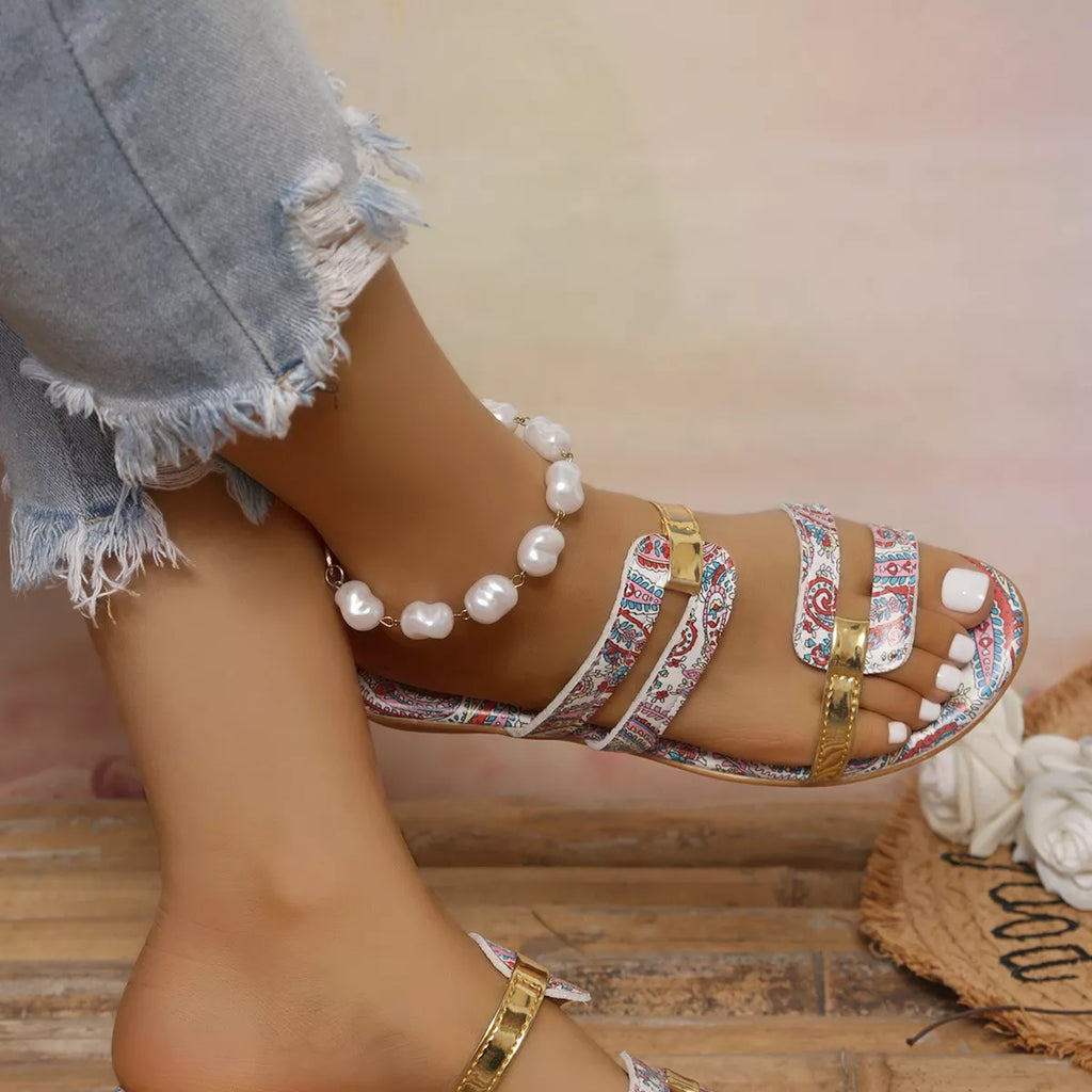 Open Toe Wedge Sandals