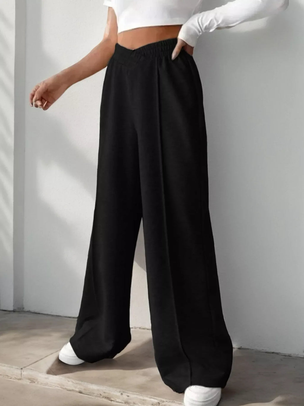 Wide Leg High Waist Pants