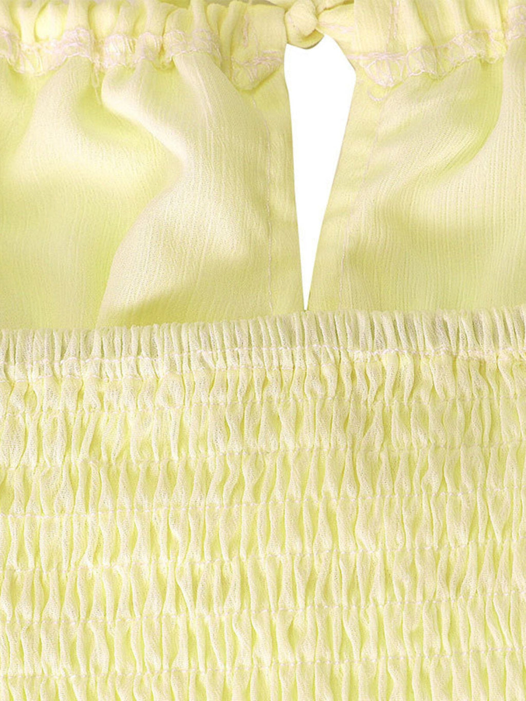 Smocked Tie Front Cami and Skirt Set