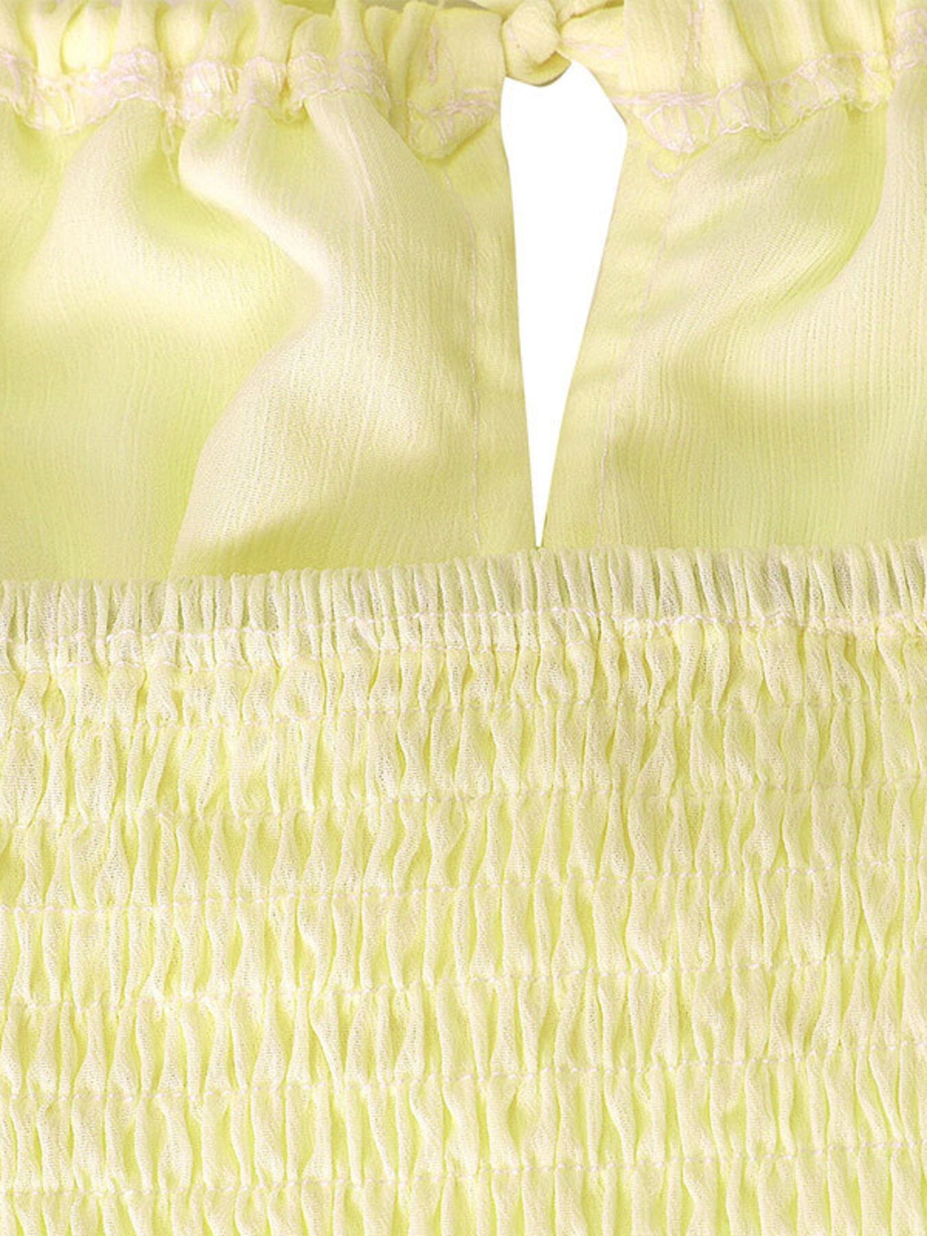 Smocked Tie Front Cami and Skirt Set