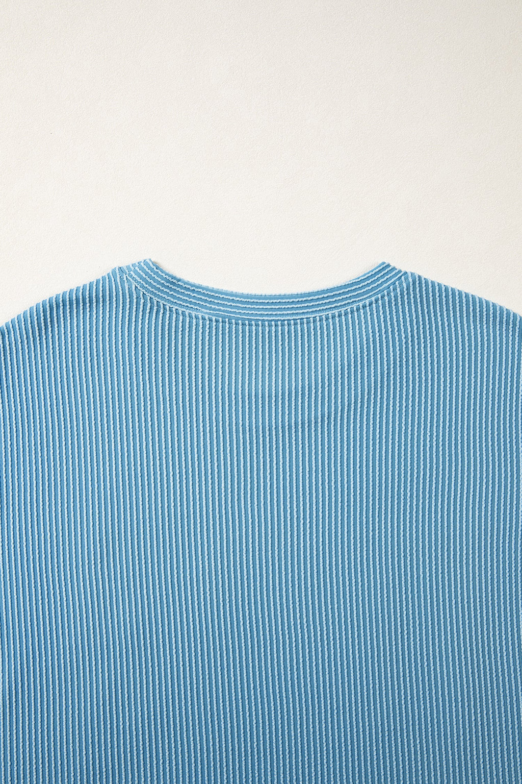 USA Corded Knit Short Sleeve Graphic Top