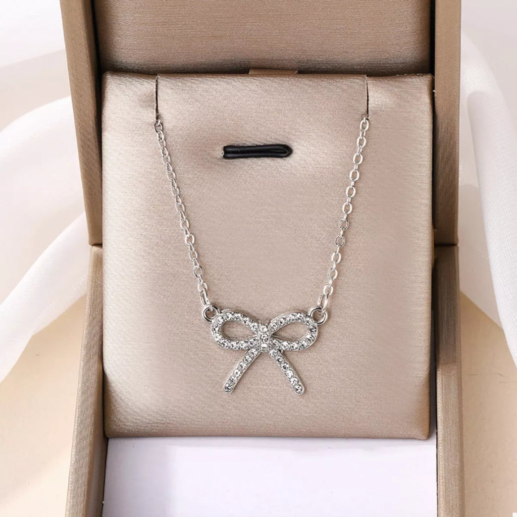 Bowknot Pendant Necklace