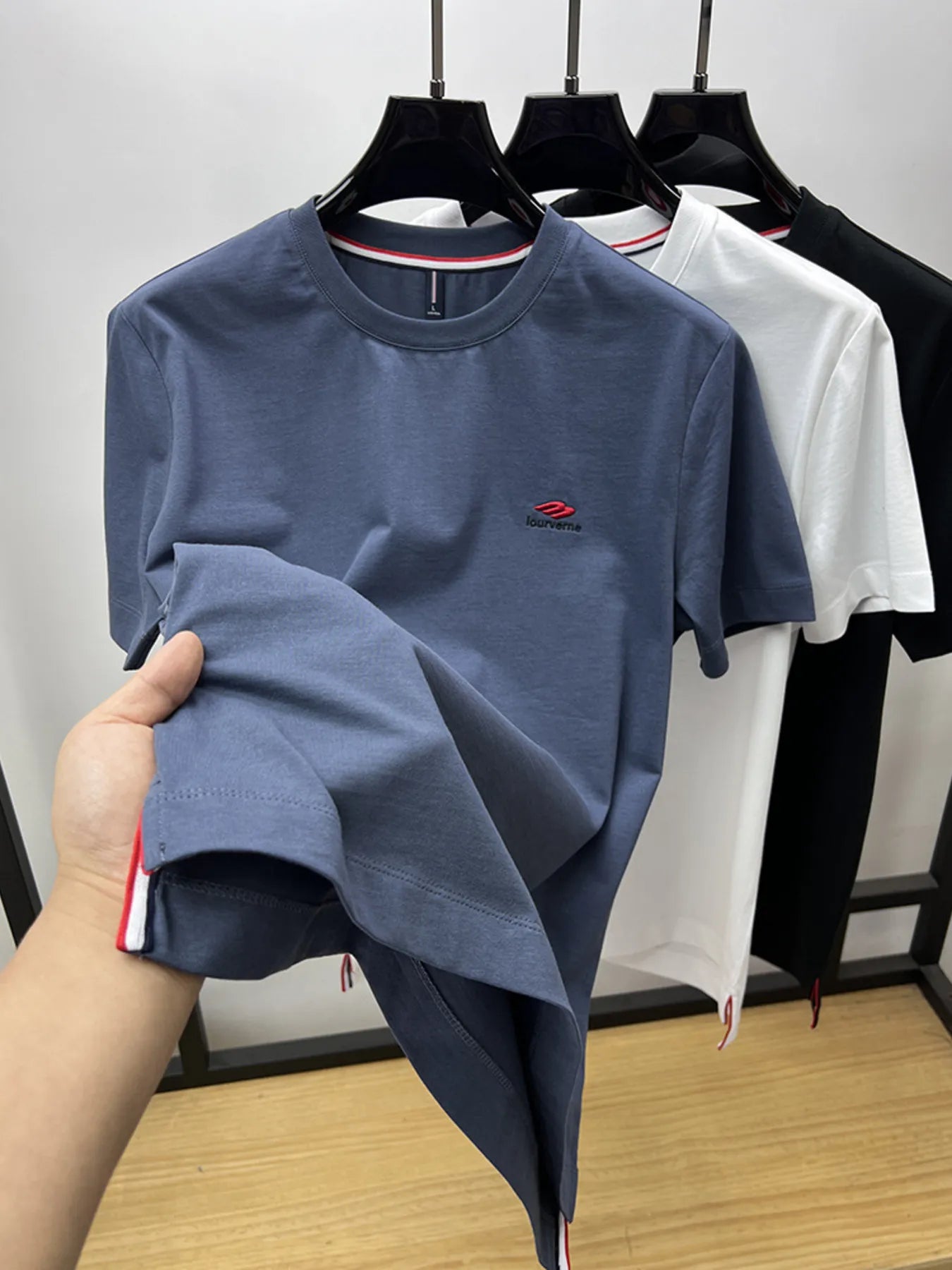 Men's Plus Size Round Neck Short Sleeve T-Shirt