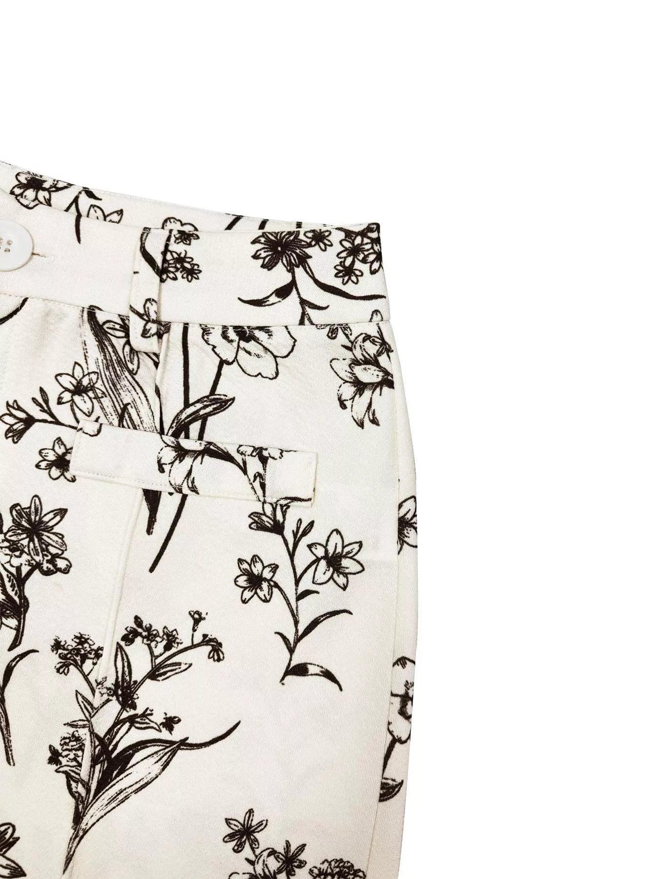 Floral Print Cami Top & Wide Leg Pants Set