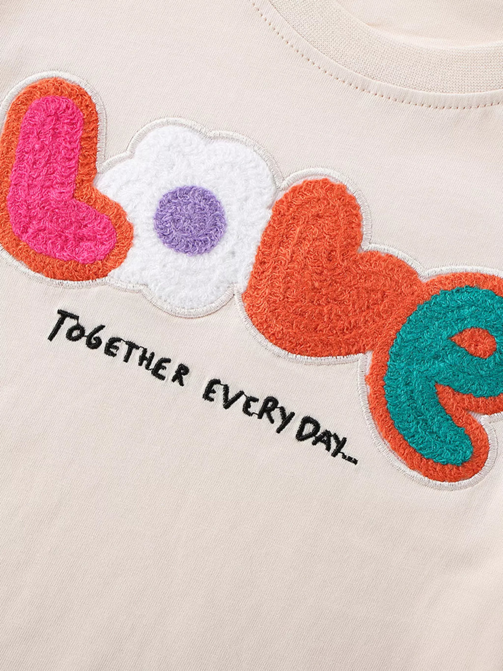 Children's LOVE Round Neck T-Shirt