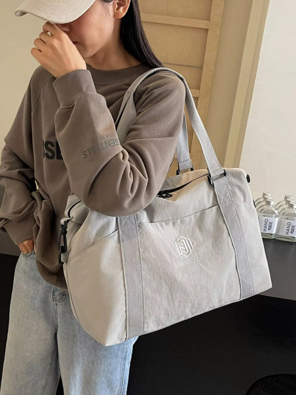 Lightweight Oxford Cloth Travel Duffel Bag