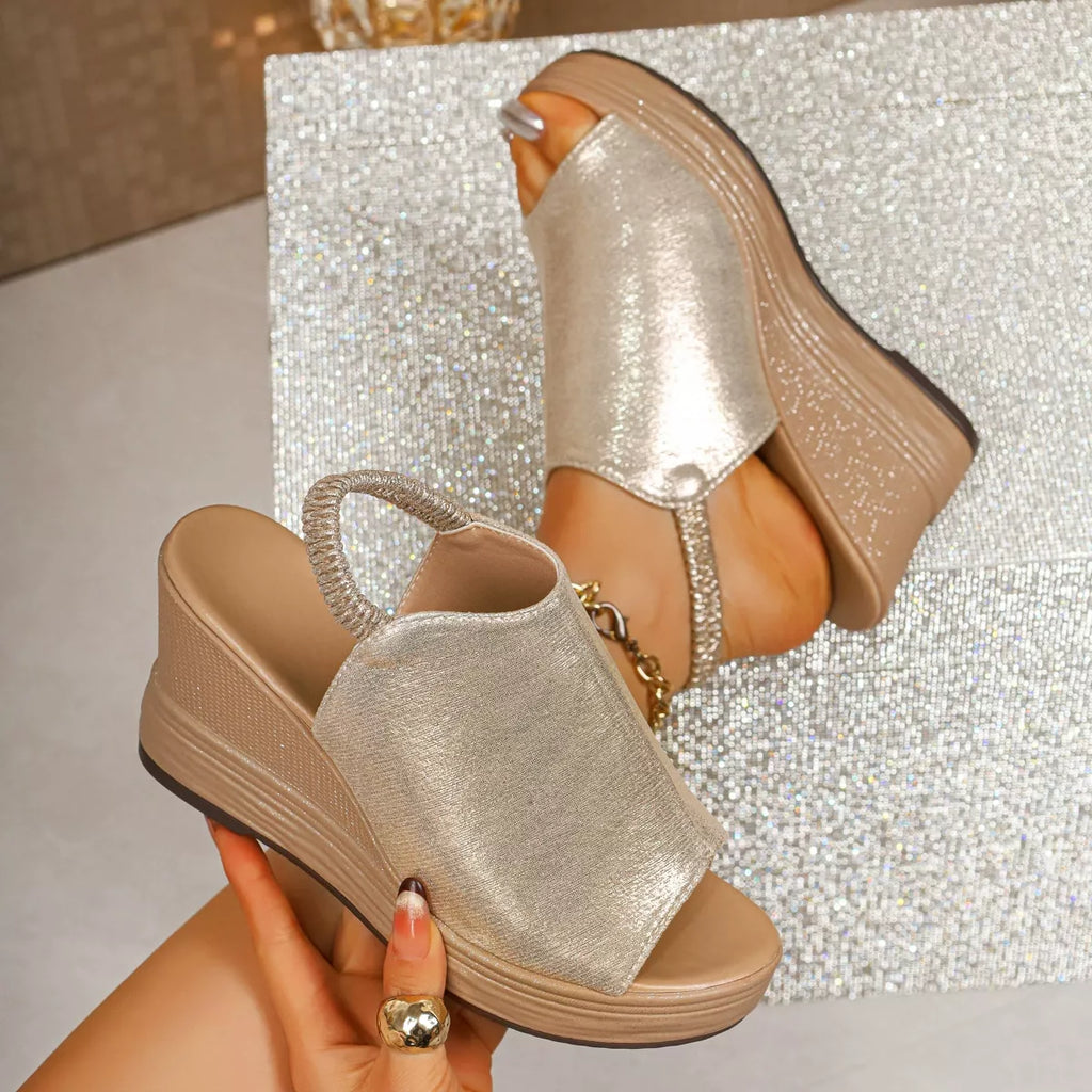Open Toe Wedge Sandals