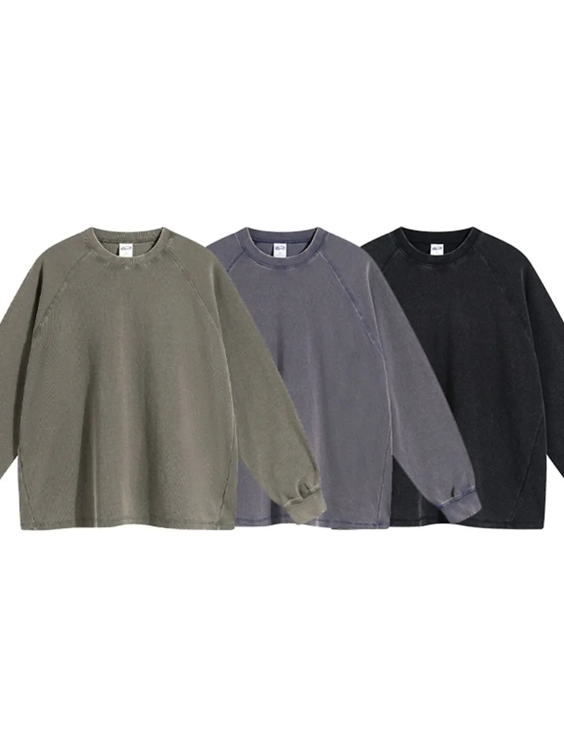 Men's Round Neck Long Sleeve T-Shirt