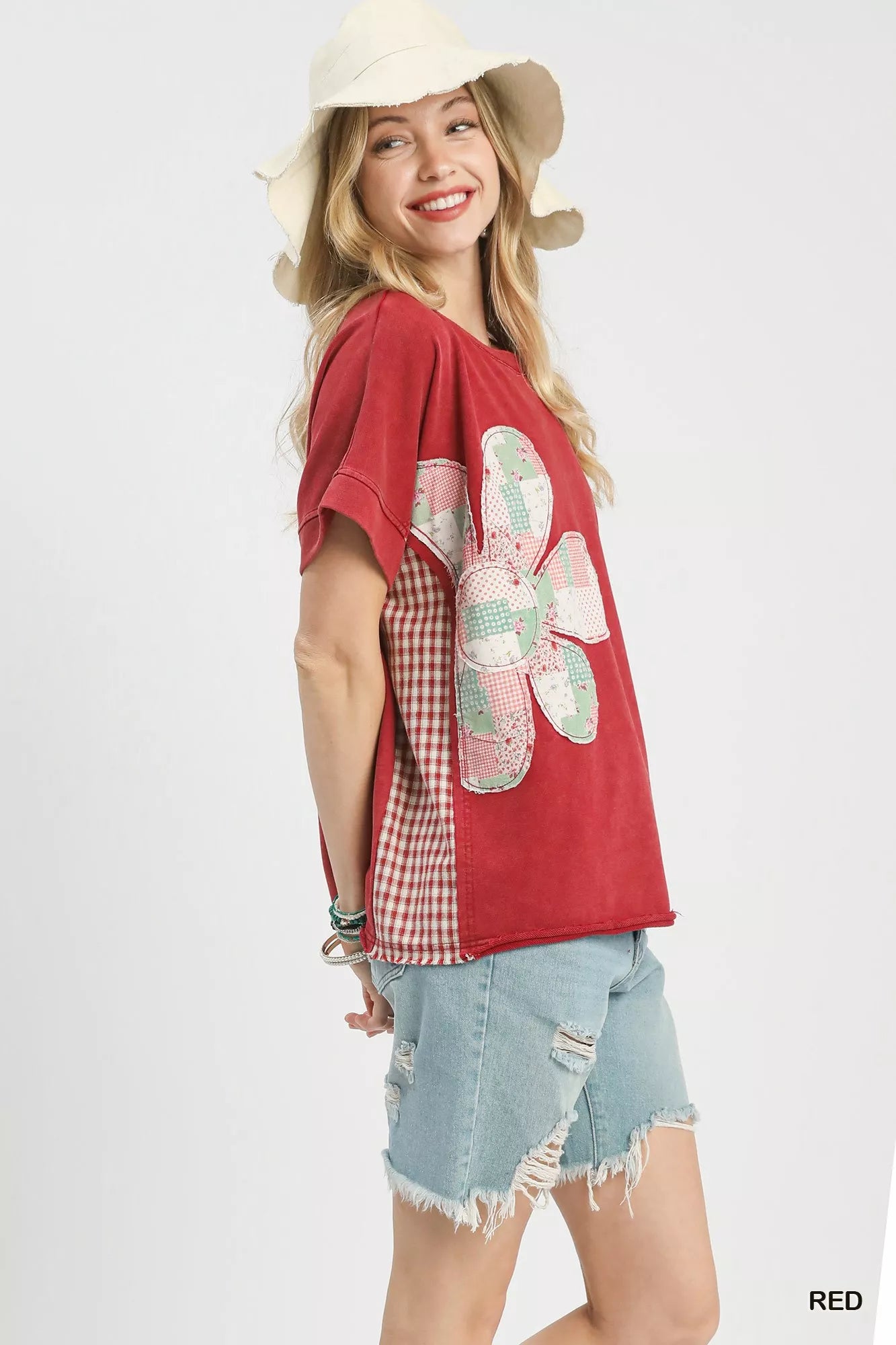 Umgee Mineral Wash French Terry Top