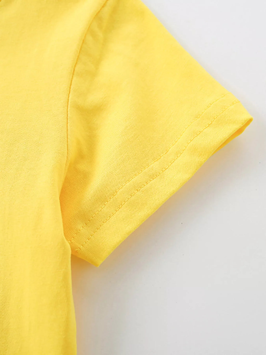 Children's Excavator Patch Short Sleeve T-Shirt