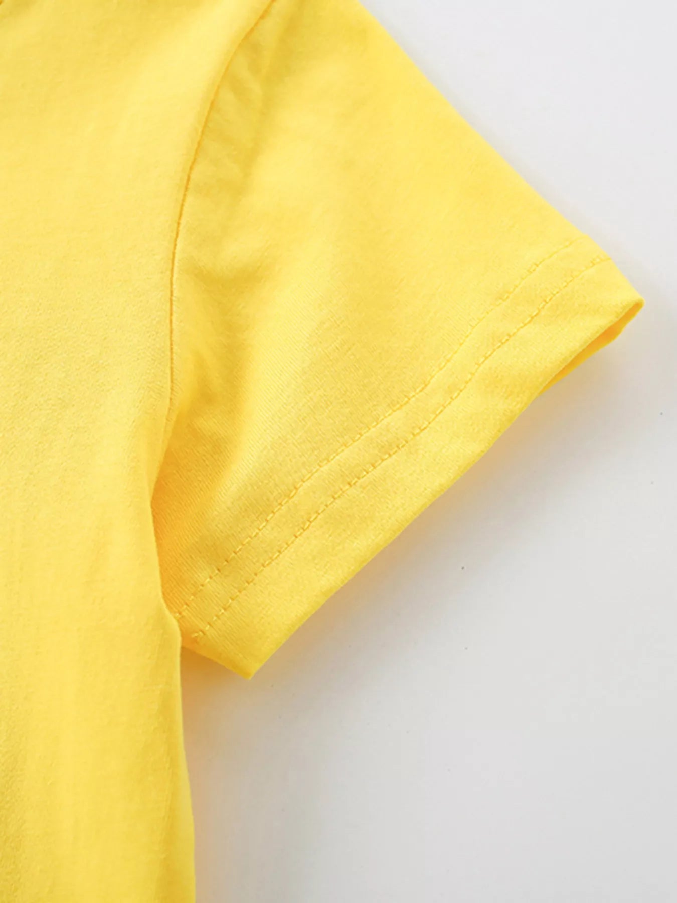 Children's Excavator Patch Short Sleeve T-Shirt