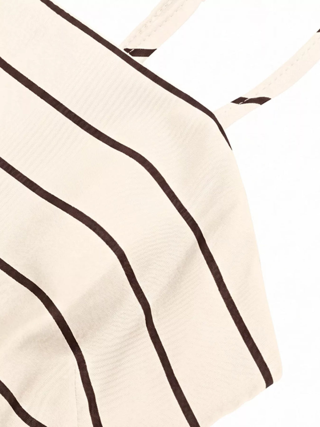 Striped Print Spaghetti Strap Maxi Dress