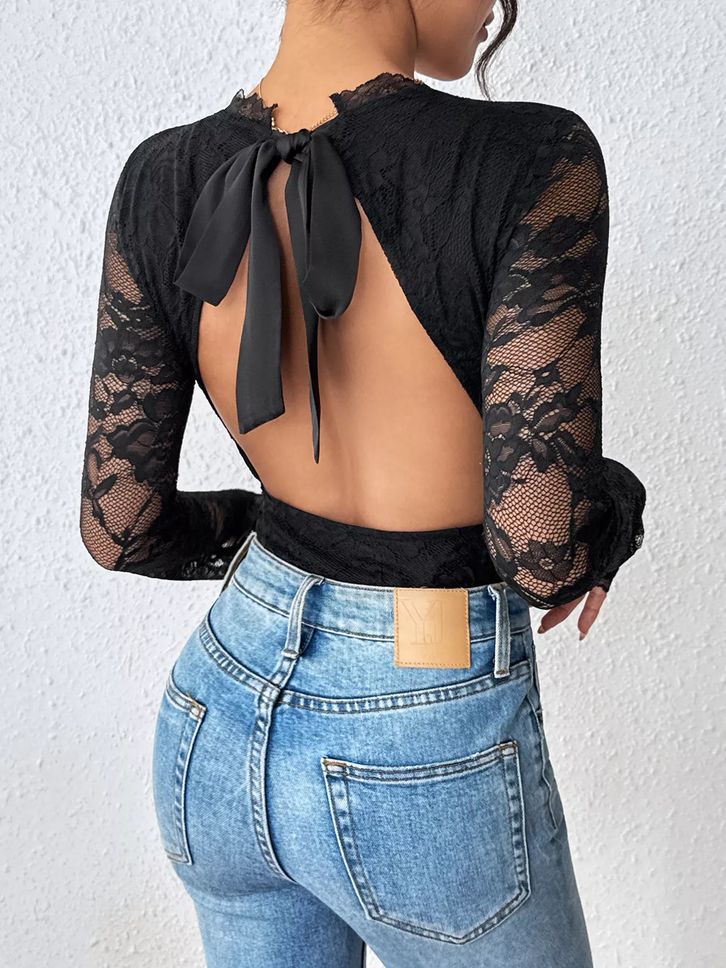 Lace Long Sleeve Bodysuit