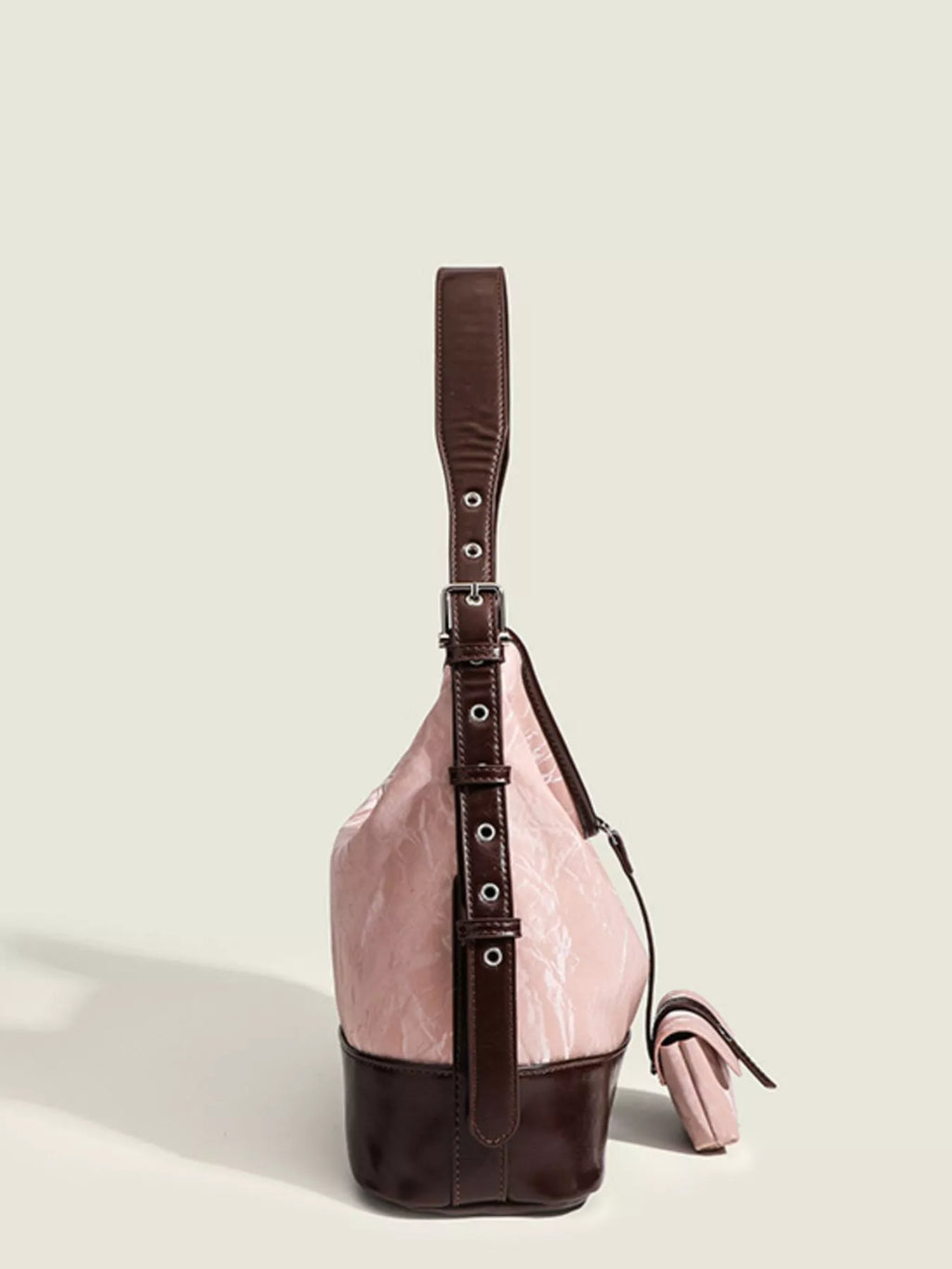 Adjustable Strap Shoulder Bag with Pouch