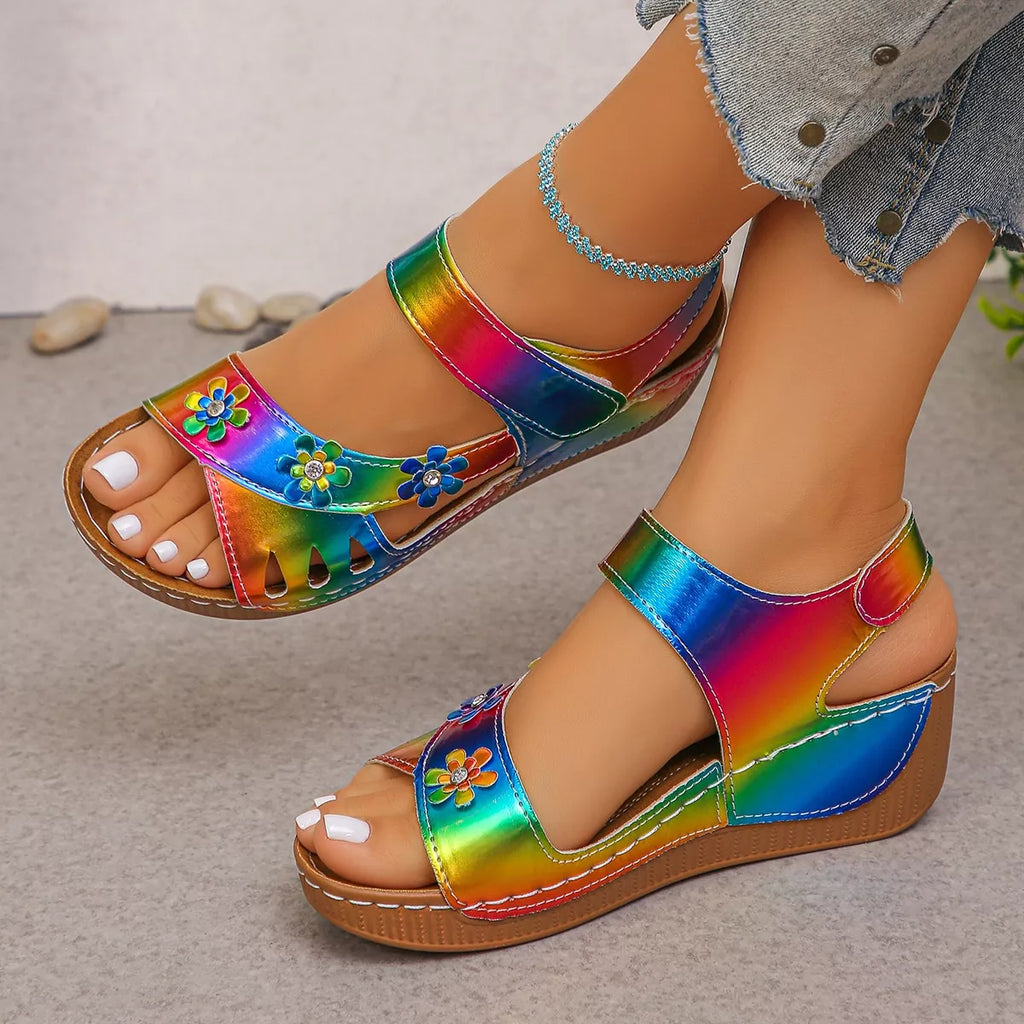 Open Toe Wedge Sandals