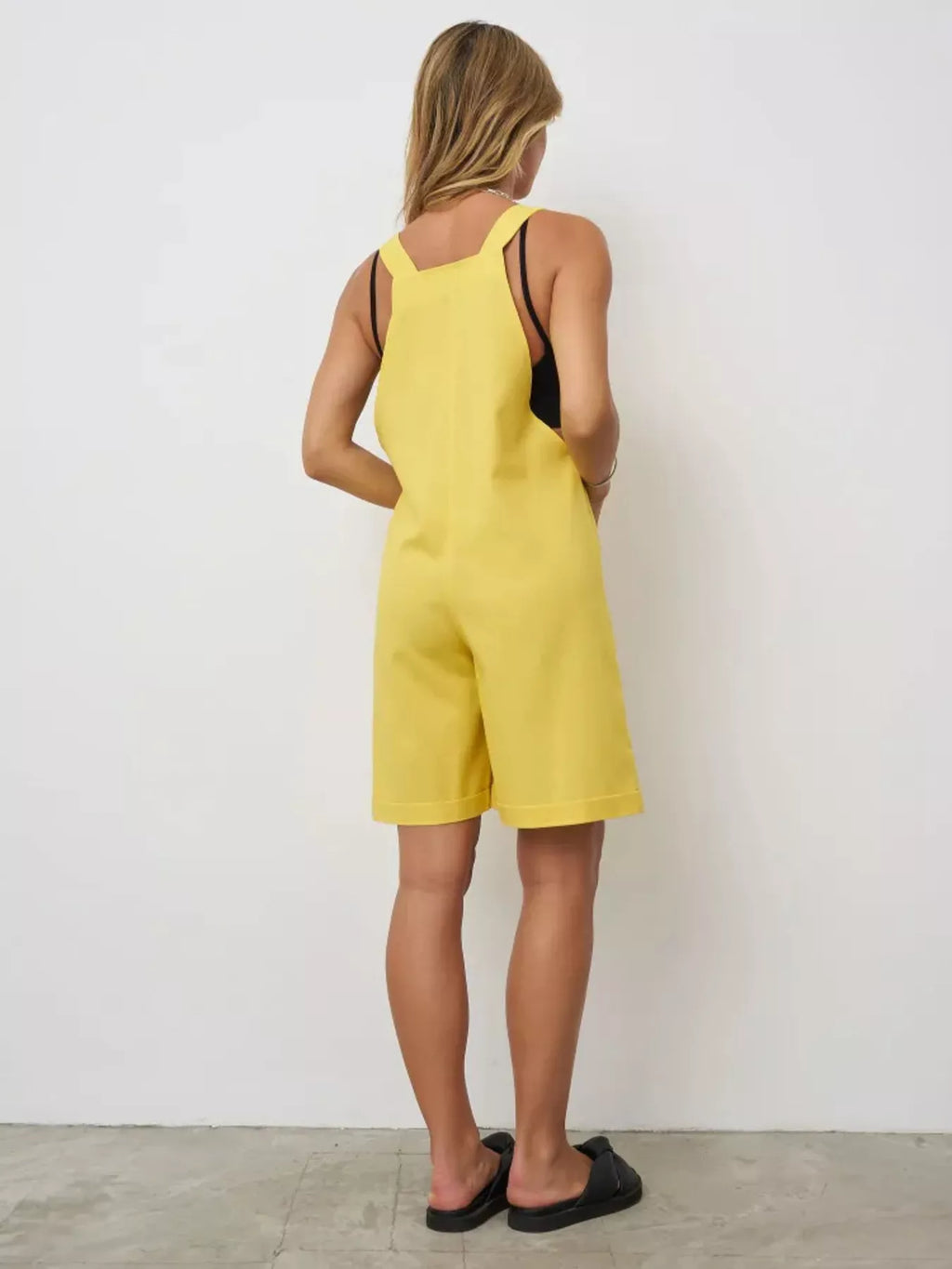 Sleeveless Tie-Strap Romper