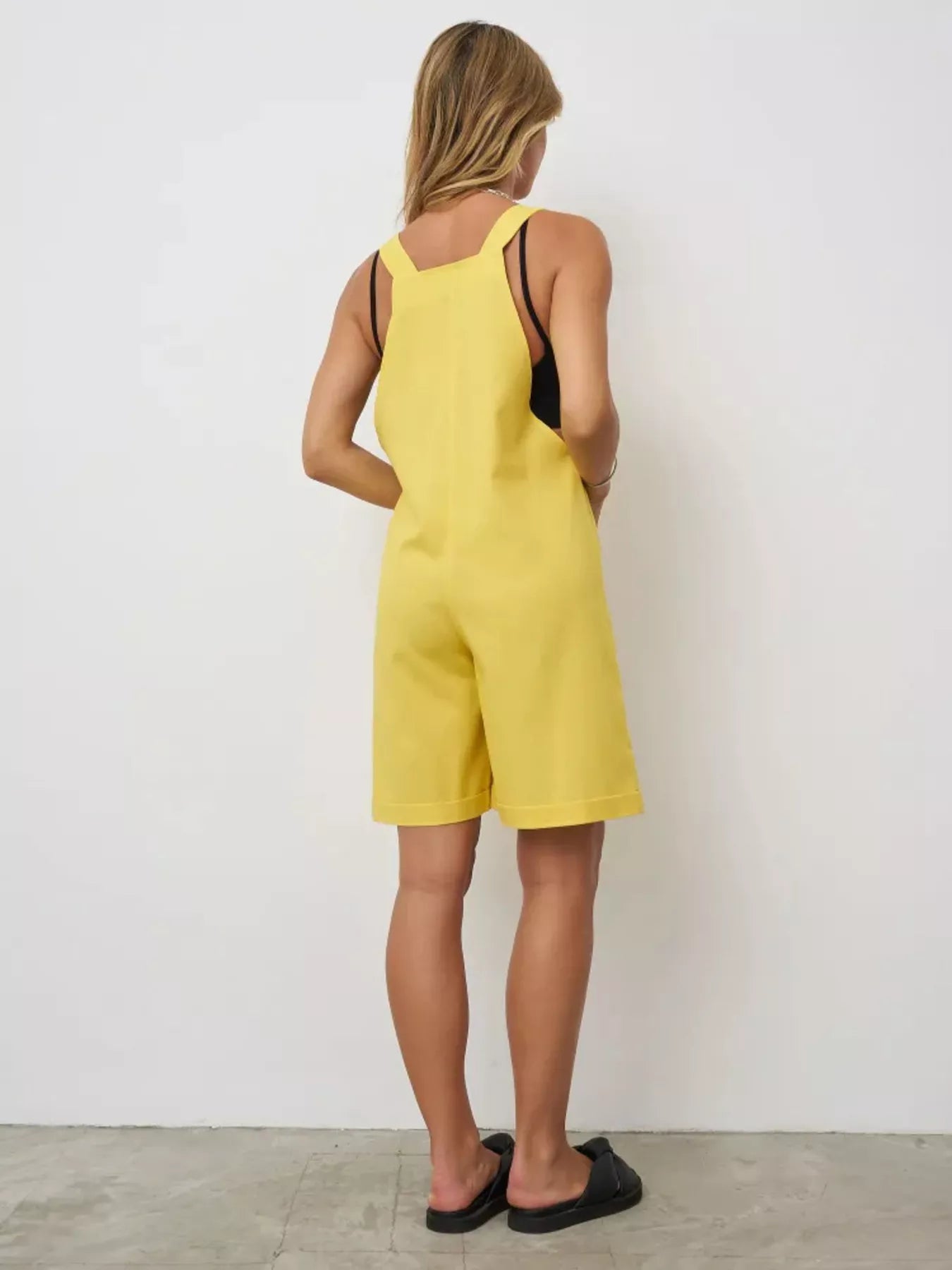 Sleeveless Tie-Strap Romper