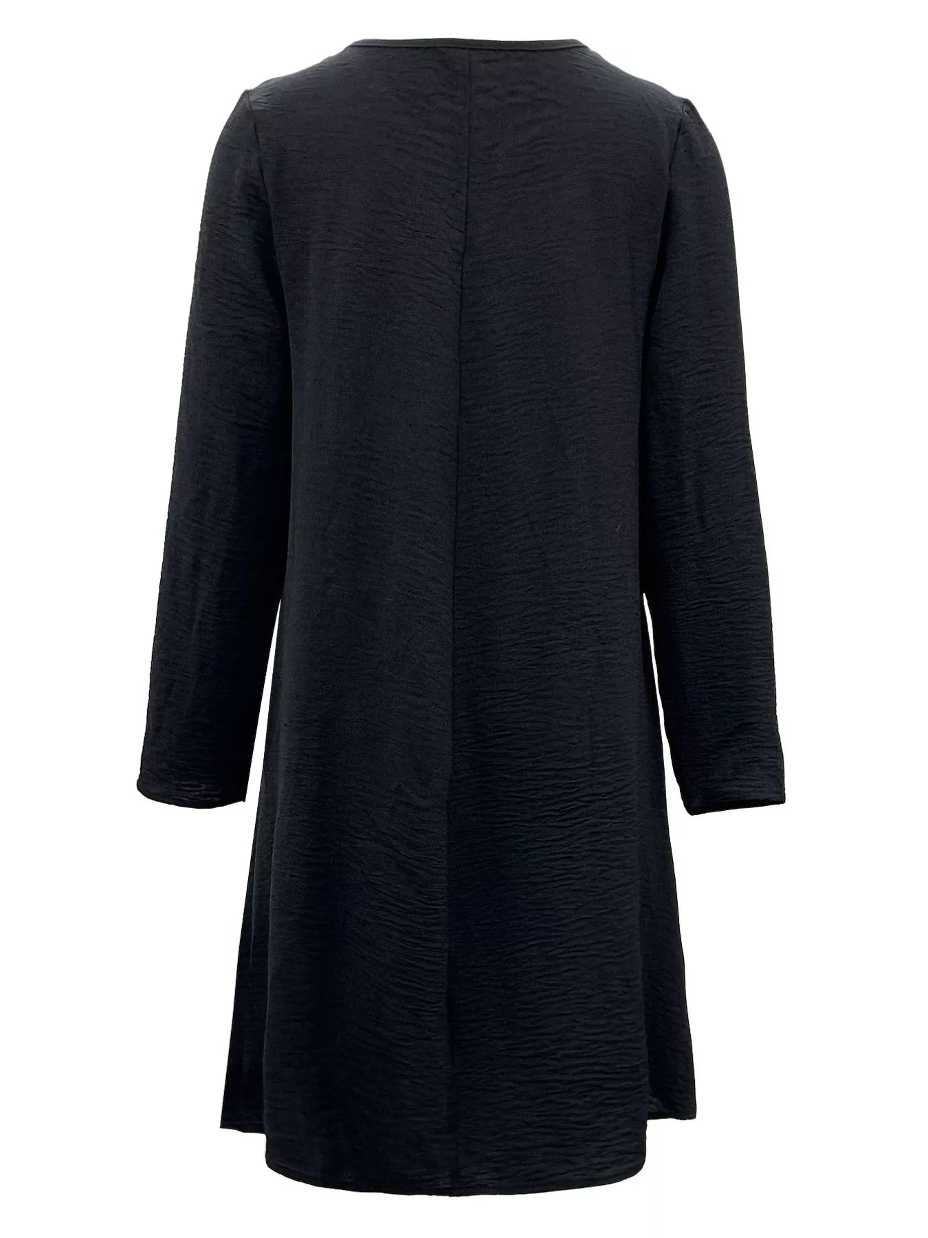 2 Piece Casual Notched Long Sleeve Dress