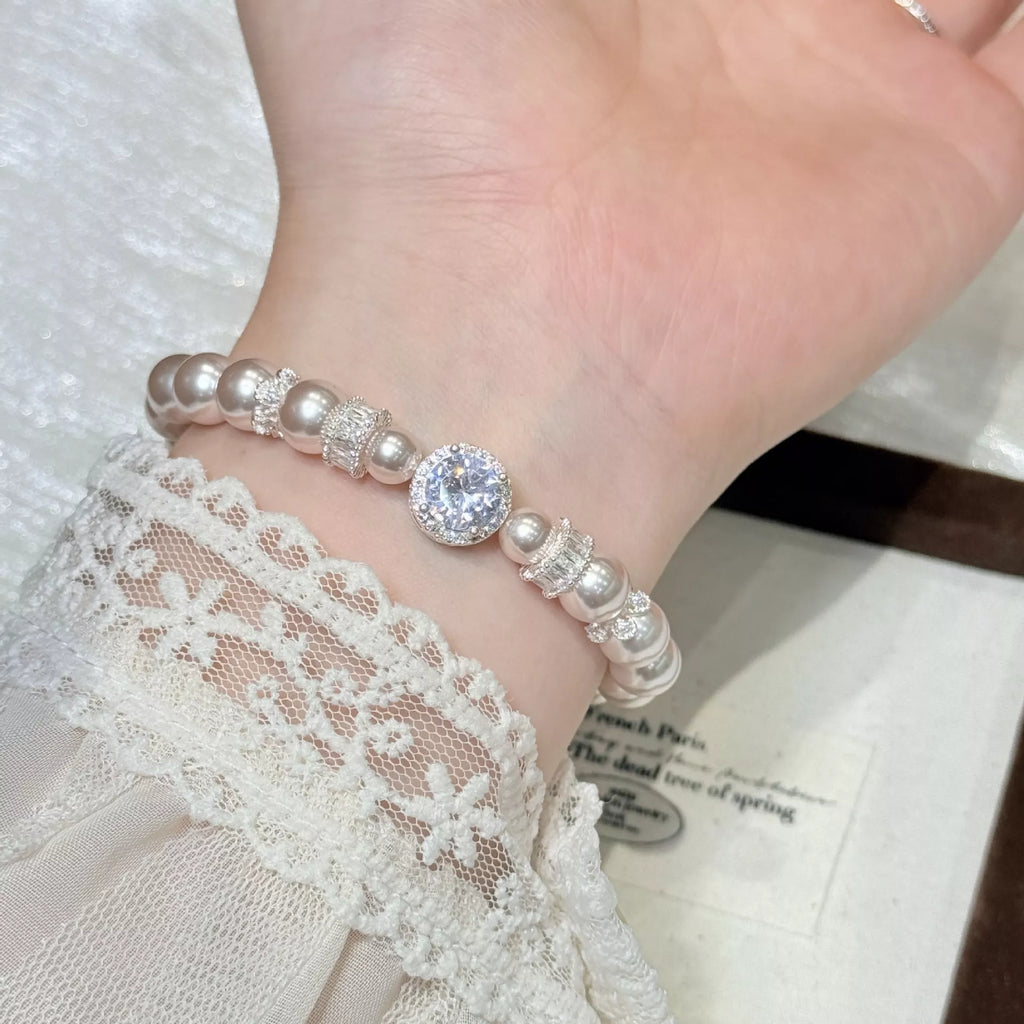 Pearl Zircon Bracelet