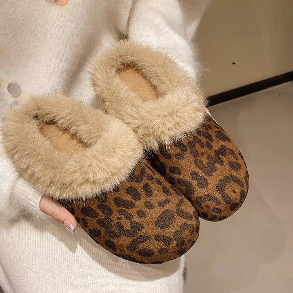 Fuzzy Plush Warm Indoor Slippers