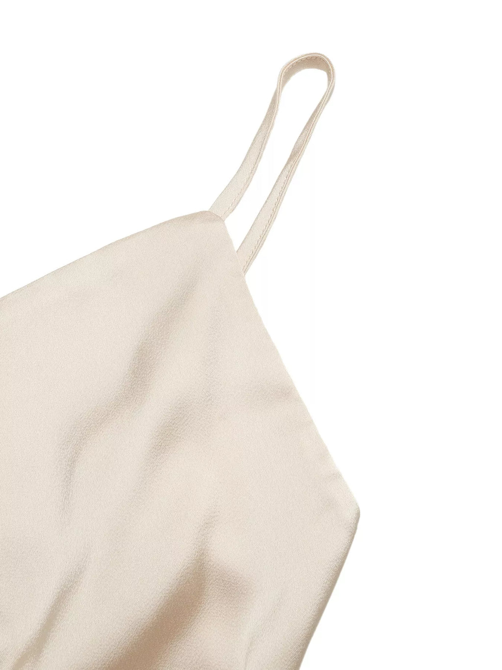 Ruched Spaghetti Strap Bodysuit