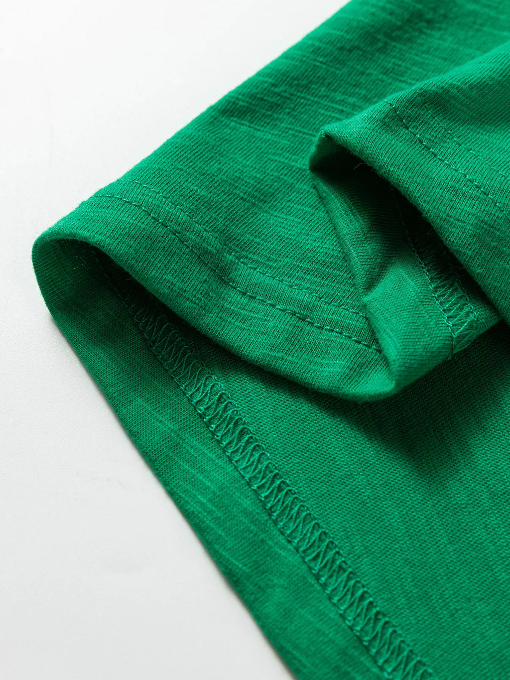 Solid Color Button V Neck Long Sleeve Top