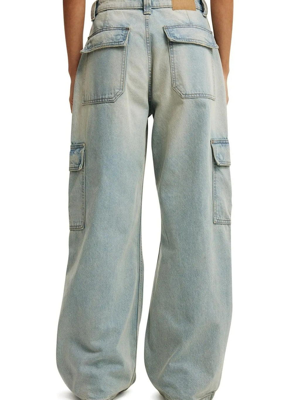 Wide Leg Cargo Jeans