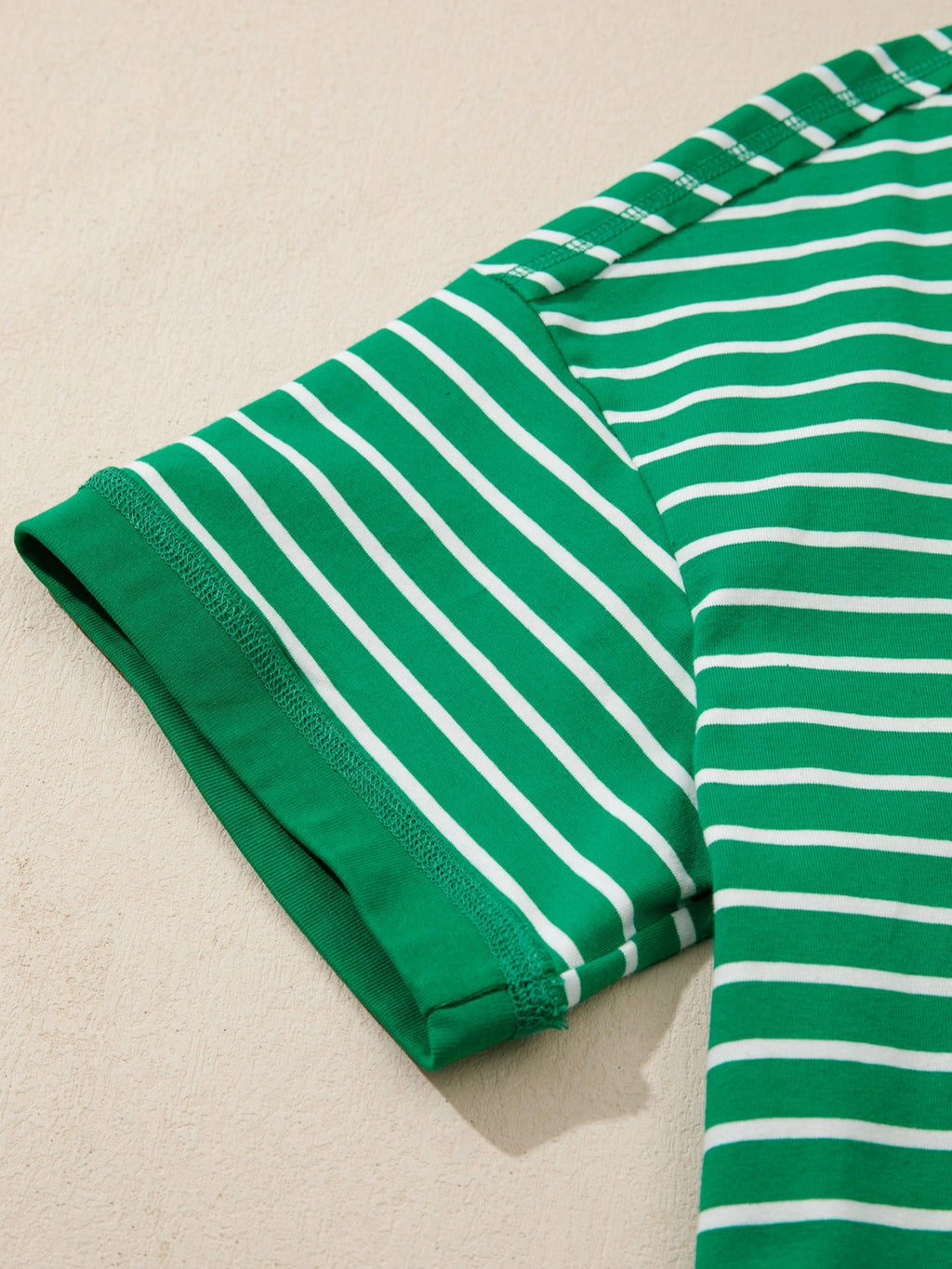 Striped Short Sleeve Relaxed-Fit T-Shirt