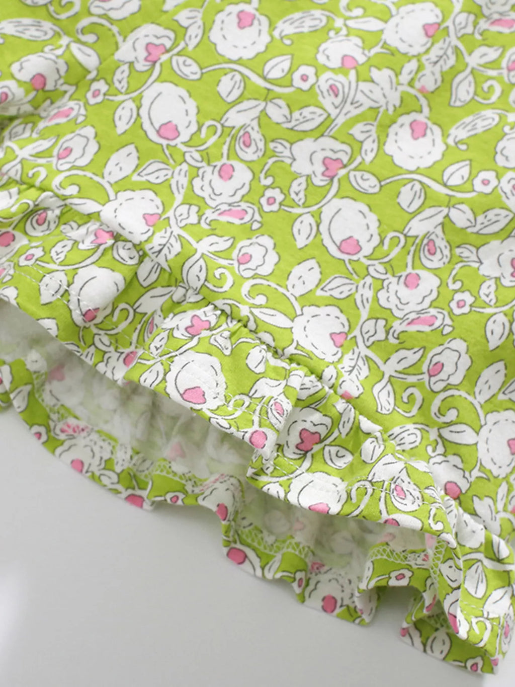 Children's Ruffle Trim Tank and Shots Set
