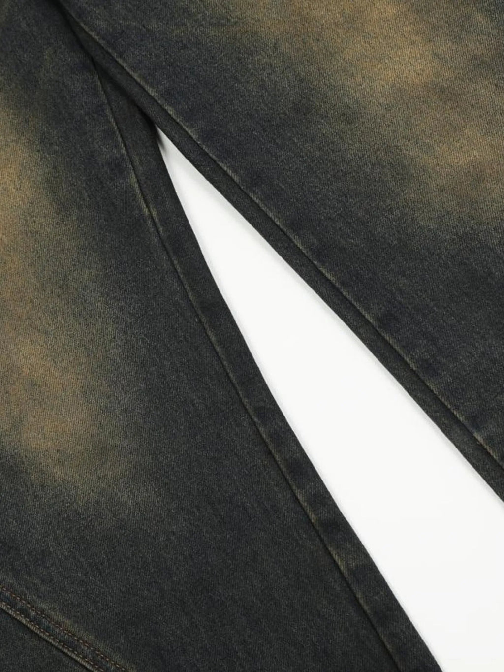 Men's Washed Flare Jeans