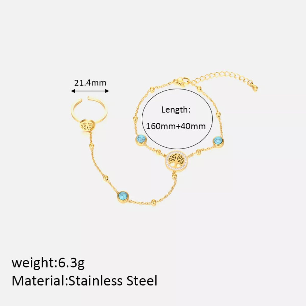18K Gold-Plated Chain Bracelet