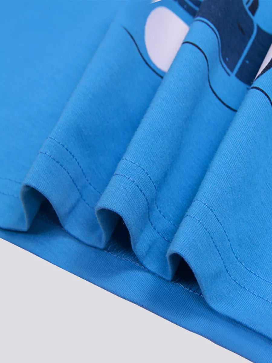 Children's Graphic Round Neck T-Shirt