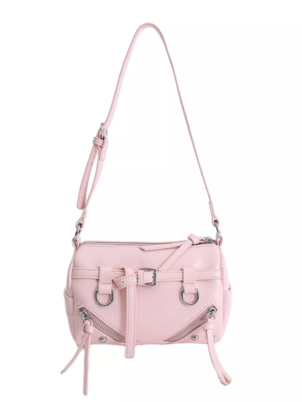 Adjustable Strap Leather Shoulder Bag