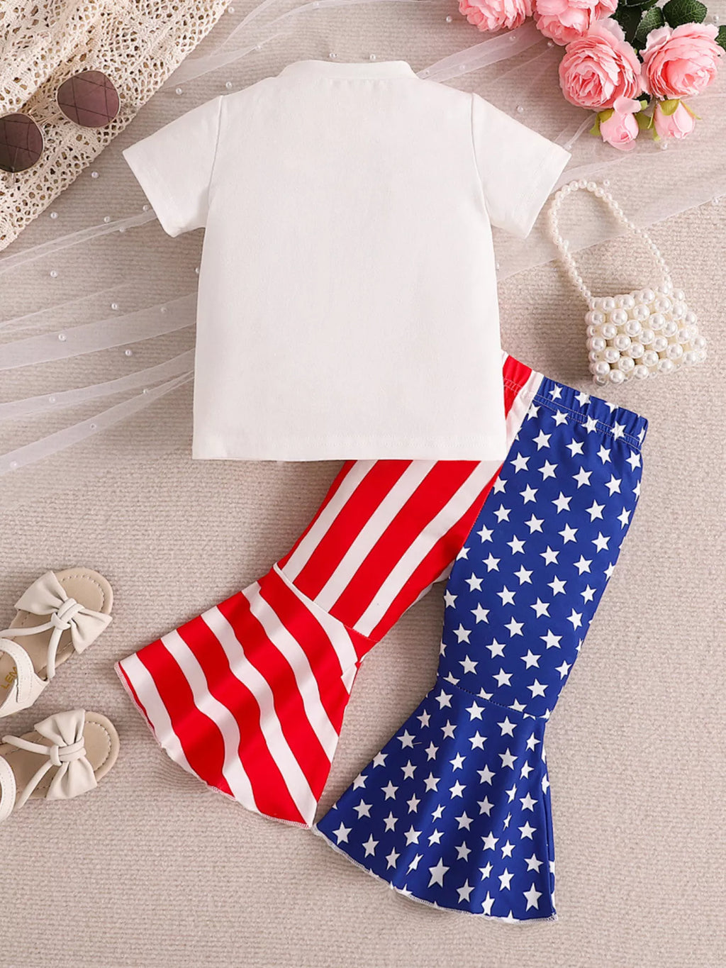 Children's American Babe Patriotic Toddler Set