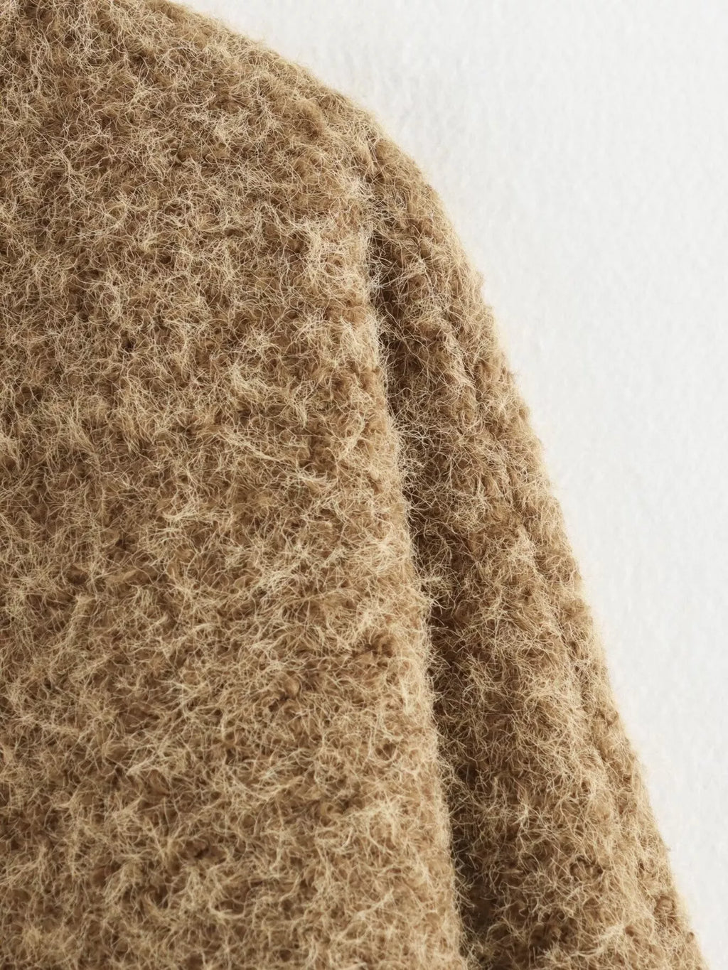 Textured Knit Tie-Front Outerwear