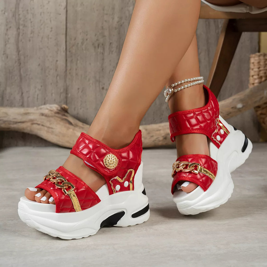 Open Toe Platform Sandals