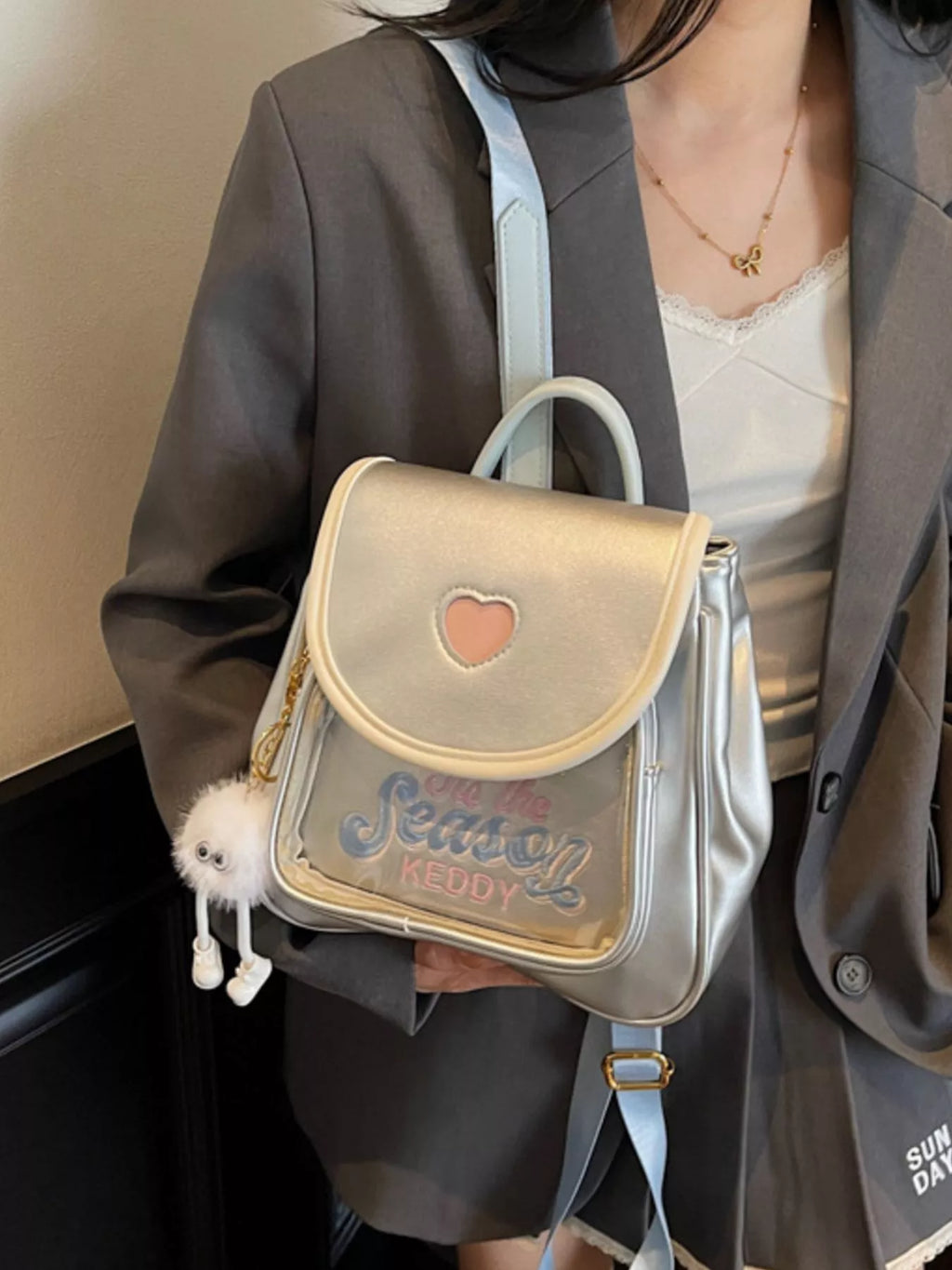 Heart Letter Backpack Bag