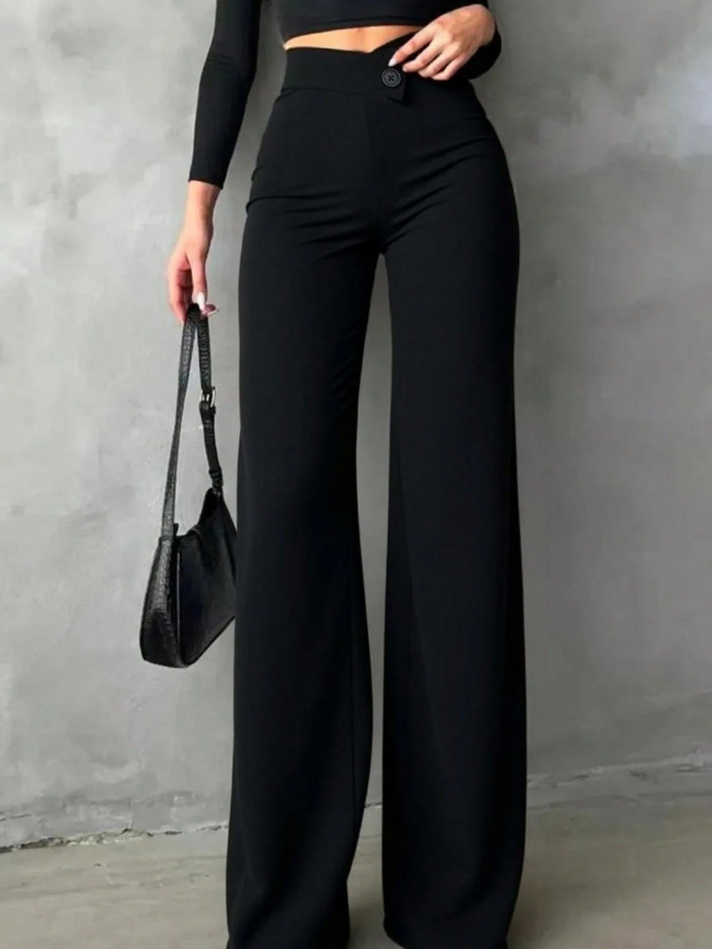 High Waist Wide Leg Pants
